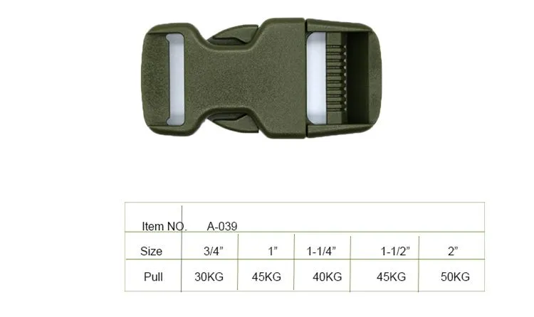 Nylon Tactical Buckle Size