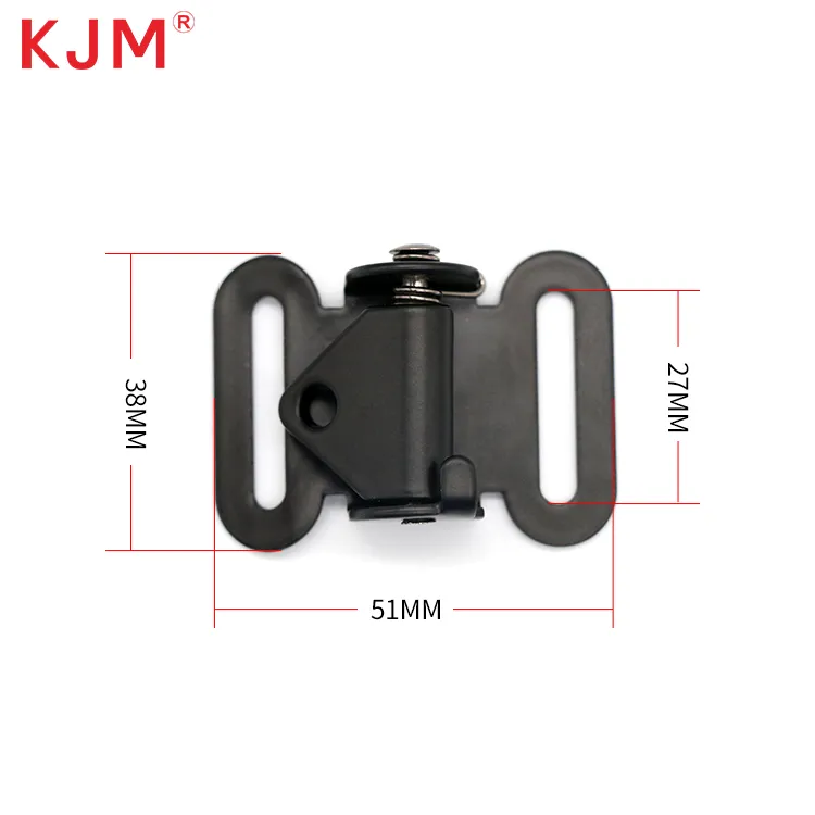Buckle tal-metall tal-liga taż-żingu għal backpacks